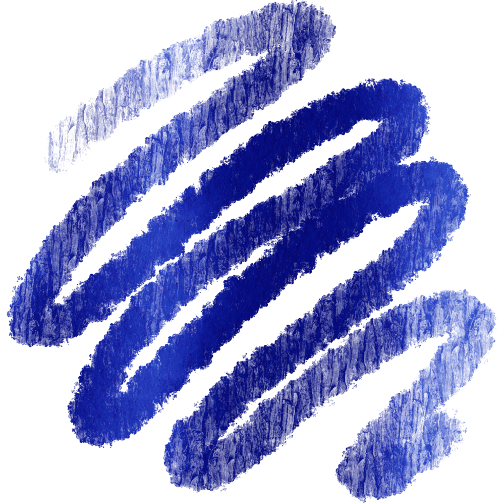 A rugged blue stroke merging grunge textures with smooth watercolor fades png