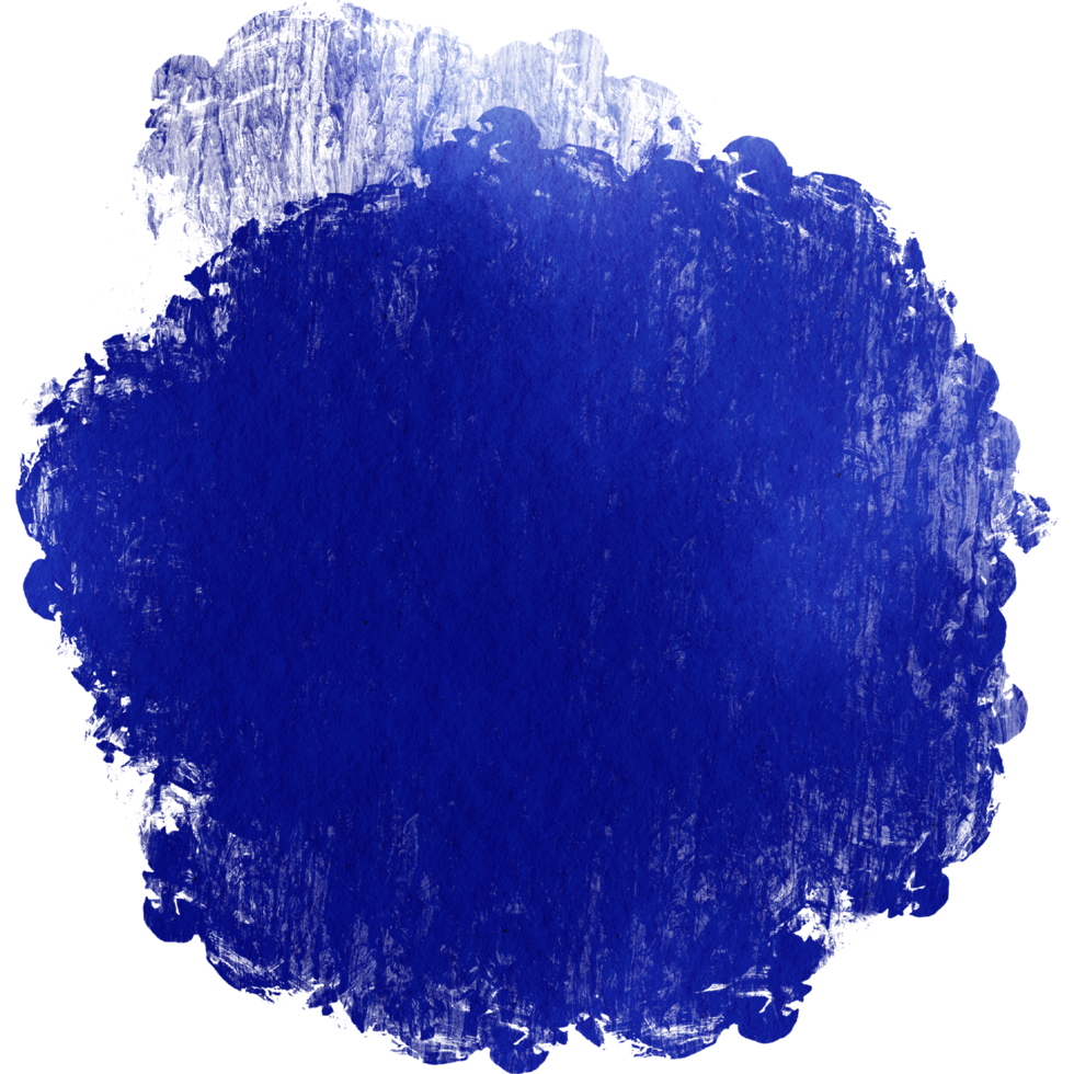 Textured blue stroke dissolving into smooth watercolor hues png