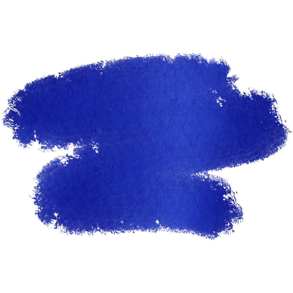 Textured blue stroke flowing into delicate watercolor gradients png