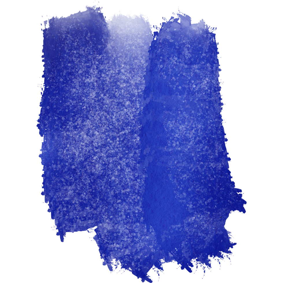 A rough blue brushstroke blending into smooth watercolor tones png