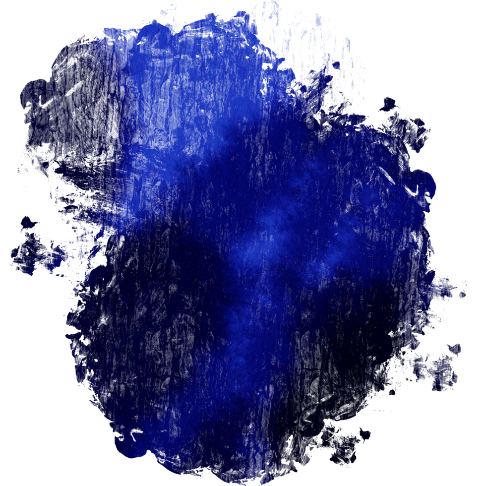 Textured blue stroke fading into gentle watercolor tones png
