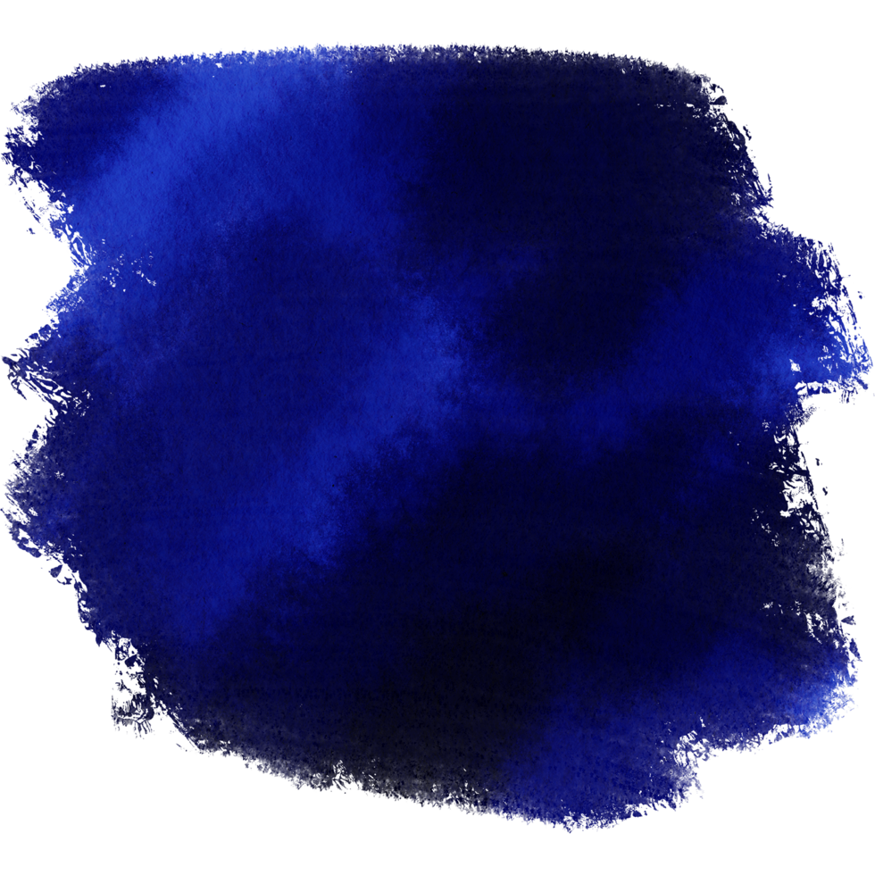 A rugged blue stroke fading into delicate watercolor washes png