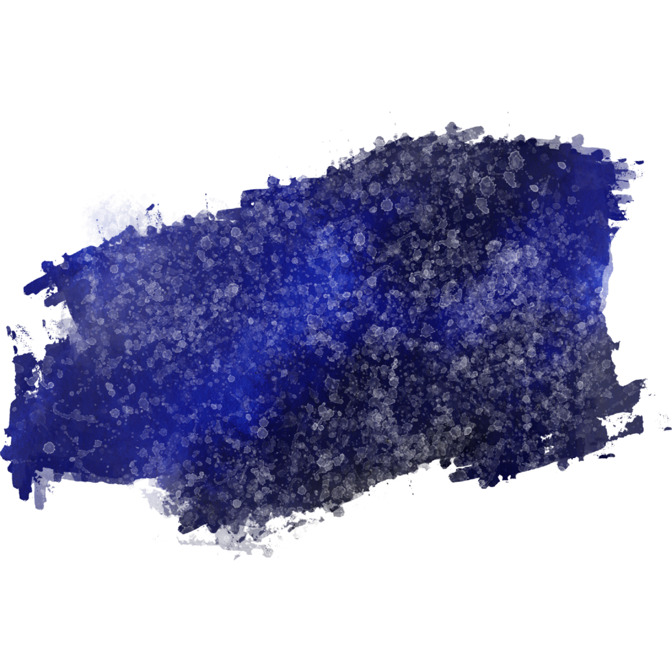 Textured blue stroke dissolving into soft watercolor tones png