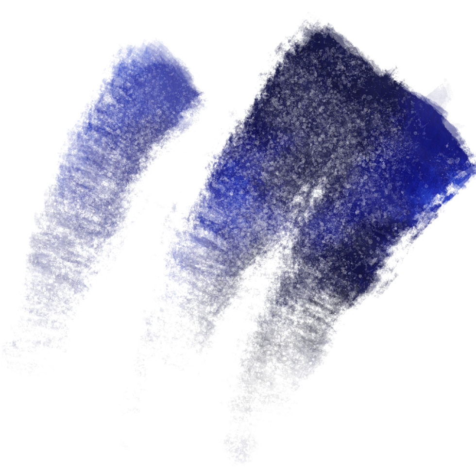 A rugged blue stroke dissolving into gentle watercolor hues png