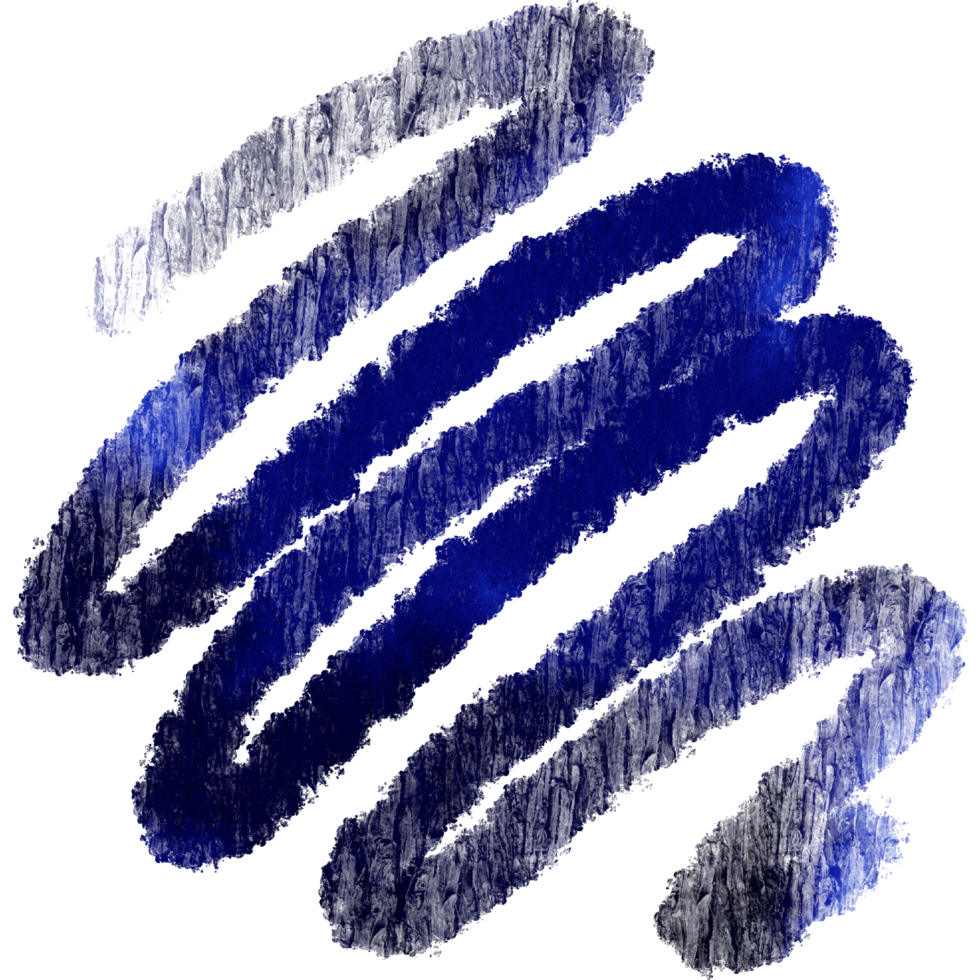 A textured blue brushstroke dissolving into gentle watercolor washes png