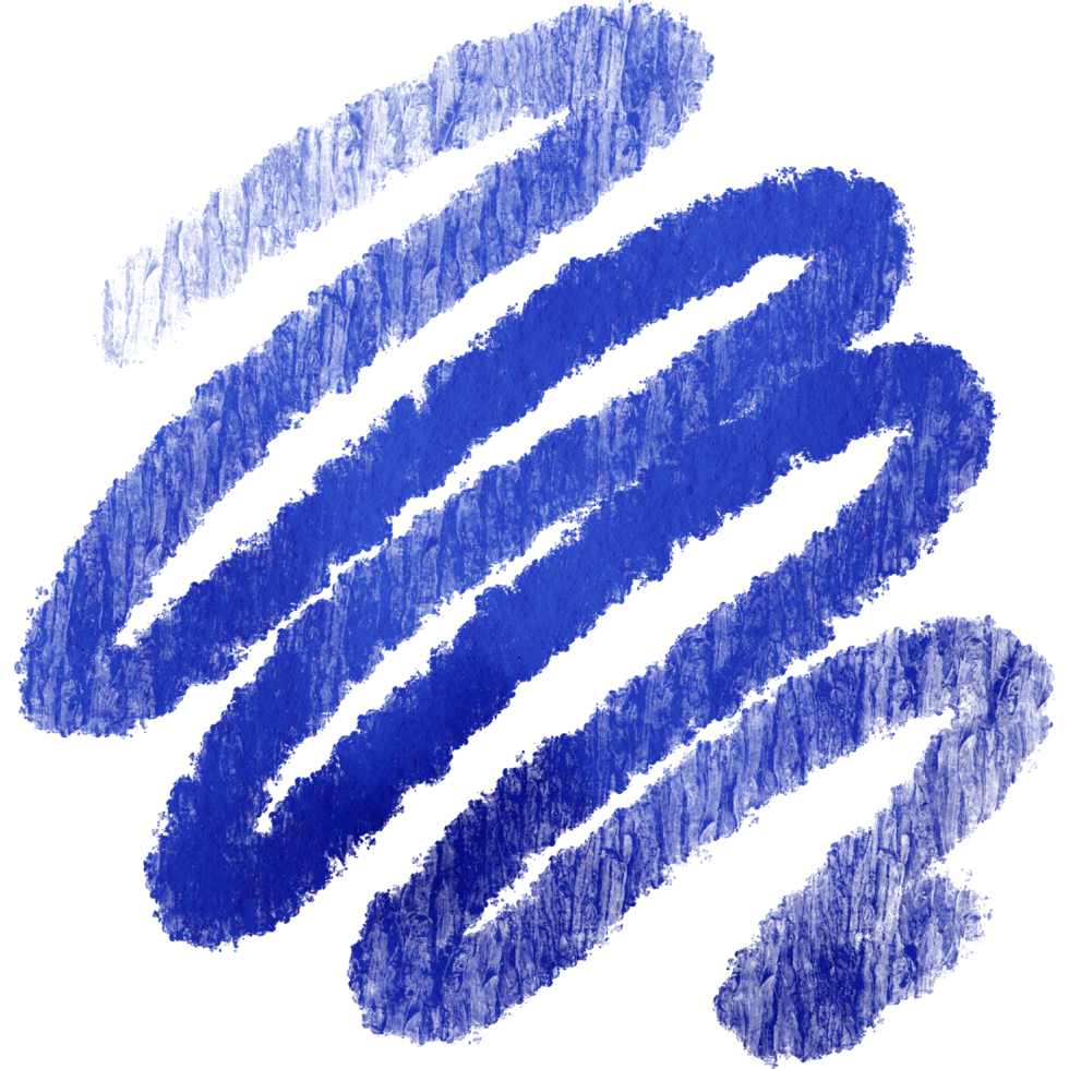 Blue stroke dissolving into soft watercolor hues png