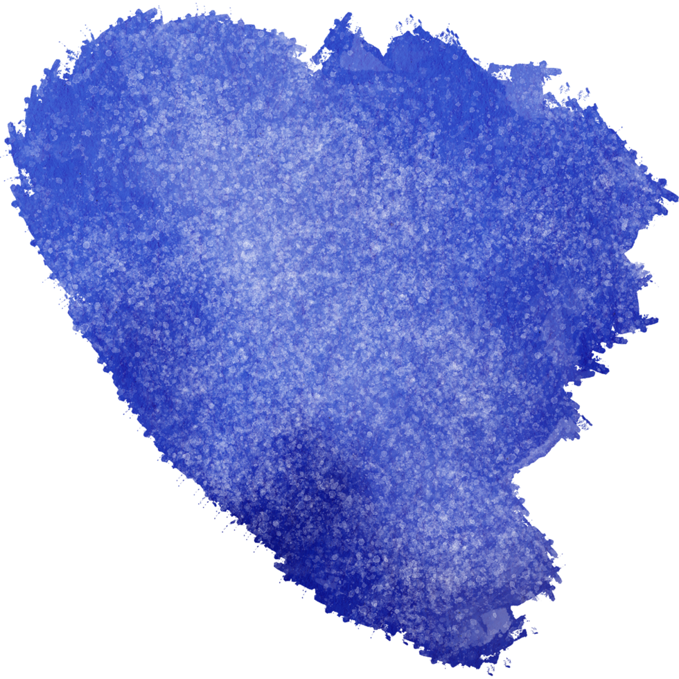 A textured blue brushstroke fading into fluid watercolor hues png