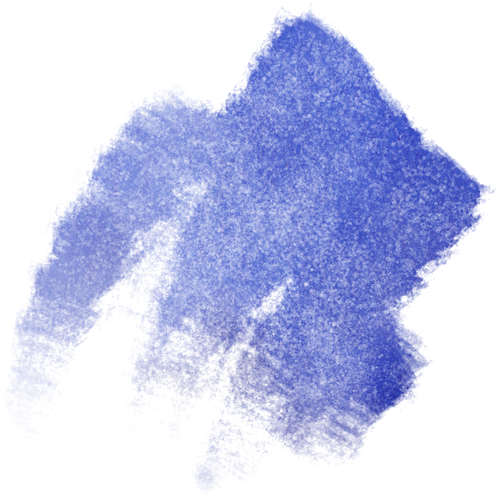 A textured blue stroke dissolving into gentle watercolor washes png