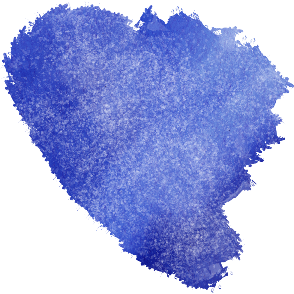 Blue stroke fading into soft watercolor hues png
