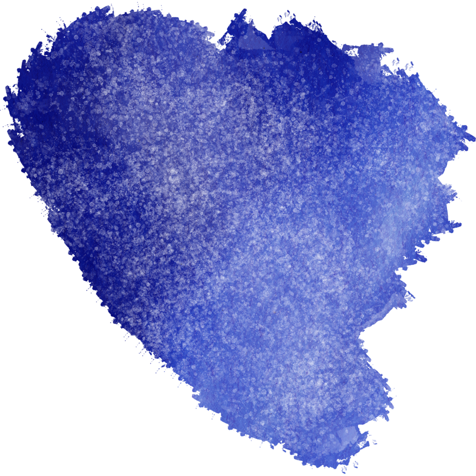 A faded blue brush stroke with soft watercolor textures and a touch of grunge png
