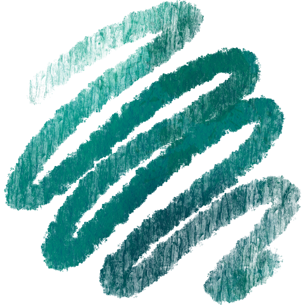 A rough Cyan brush stroke with subtle grunge textures and smooth blending png