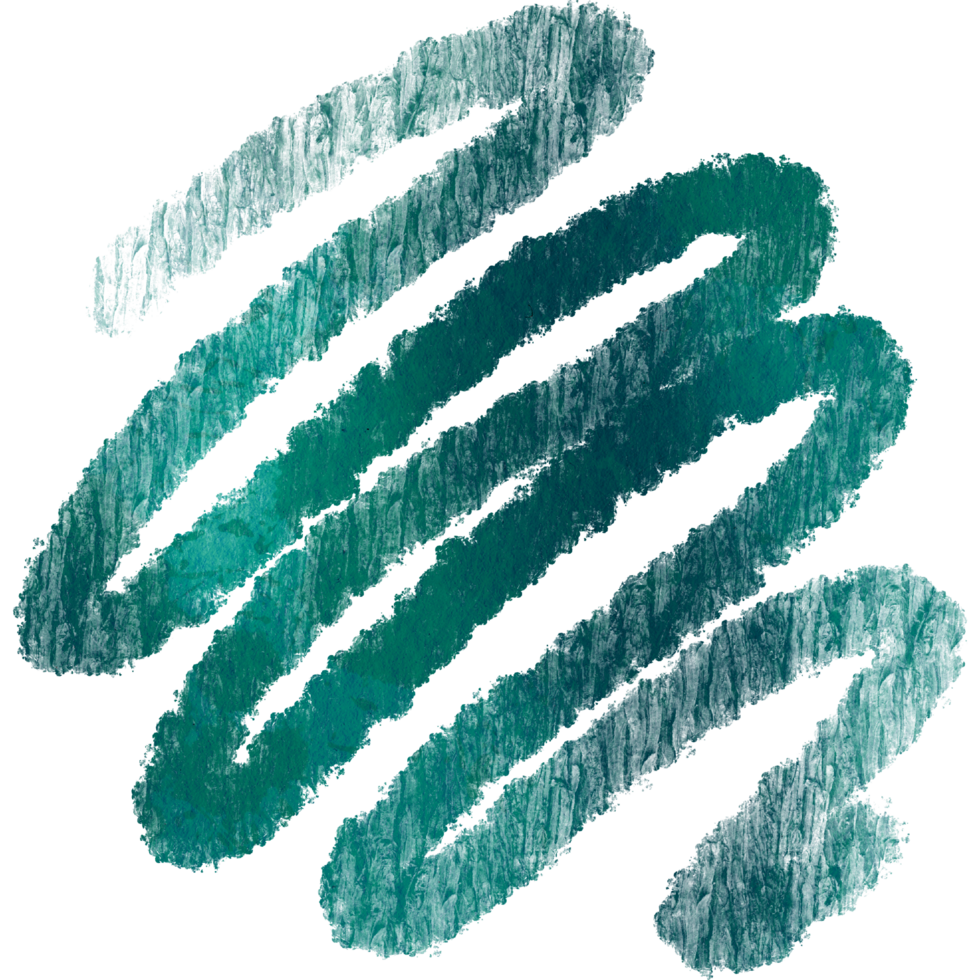 A faded Cyan stroke with rough grunge textures and smooth blending png