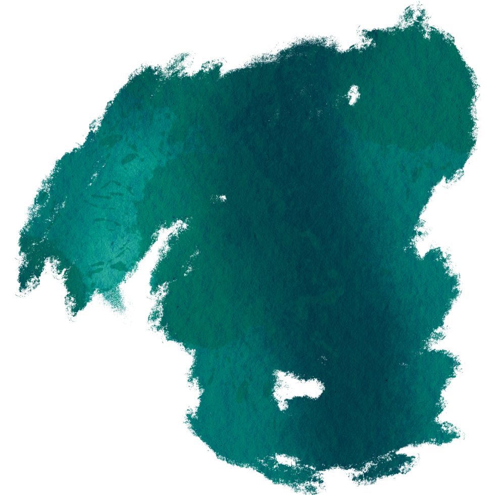A faded Cyan stroke with rugged edges and smooth blending png