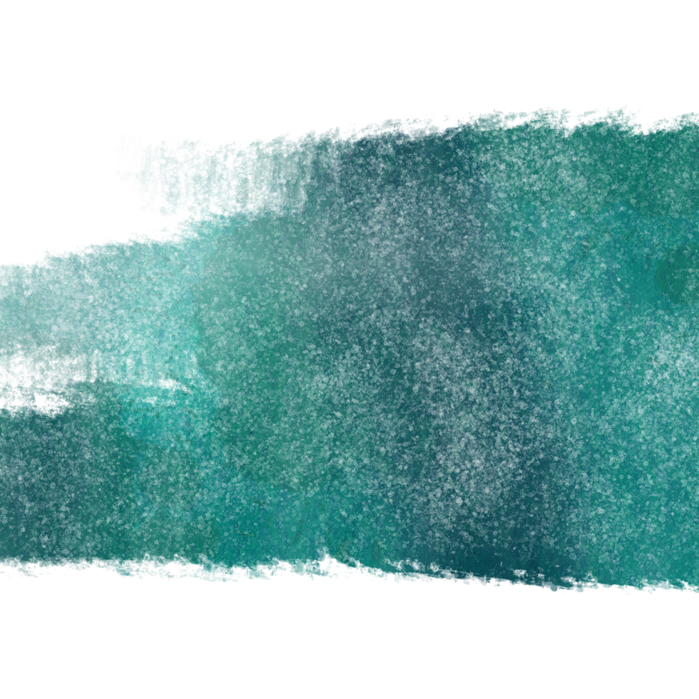 Smooth Cyan stroke with rugged textures and soft blending png