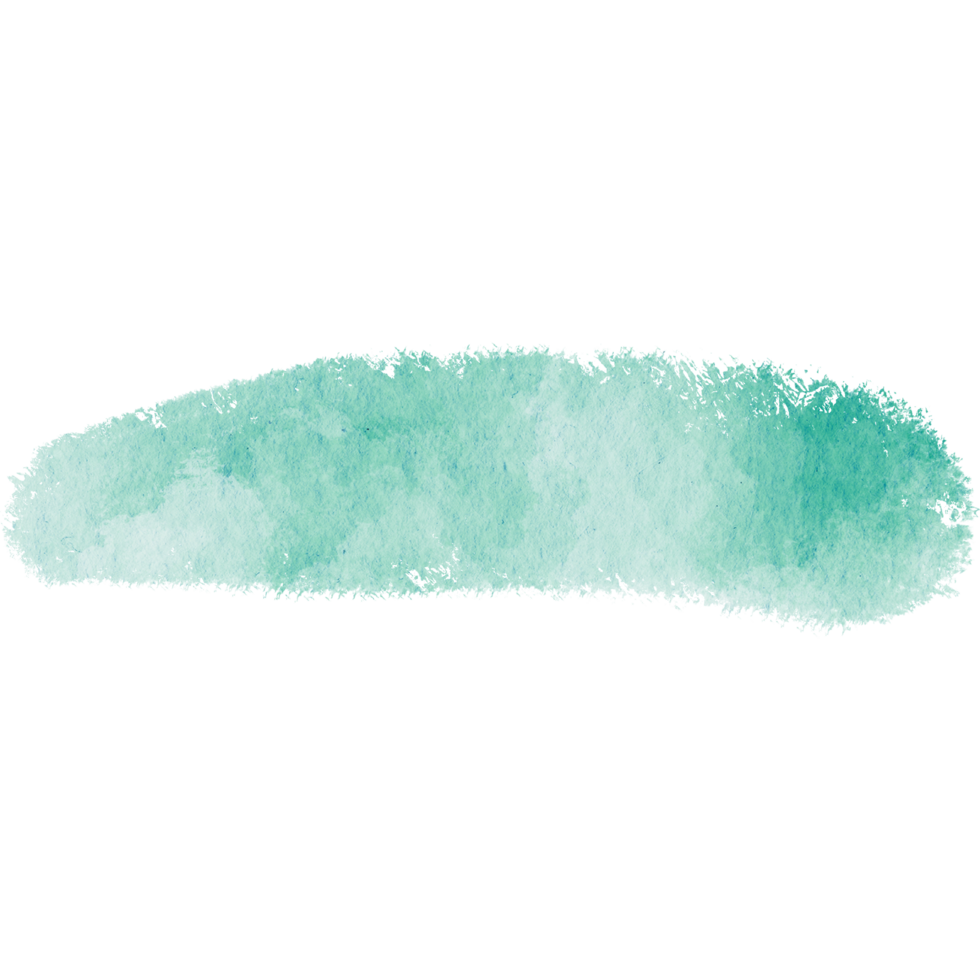A faded Cyan stroke blending distressed textures with soft watercolor gradients png