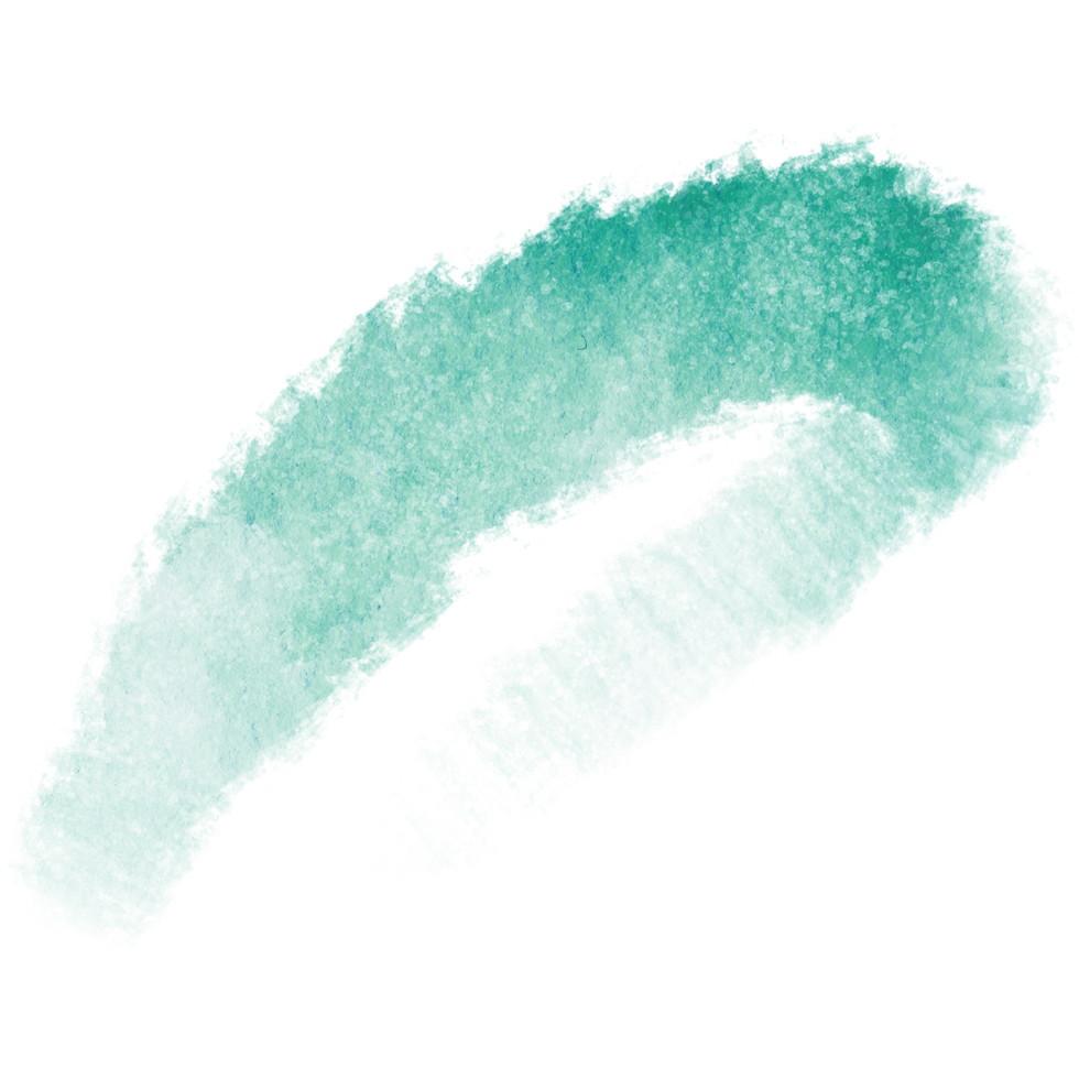 Cyan stroke blending distressed textures with soft watercolor tones png
