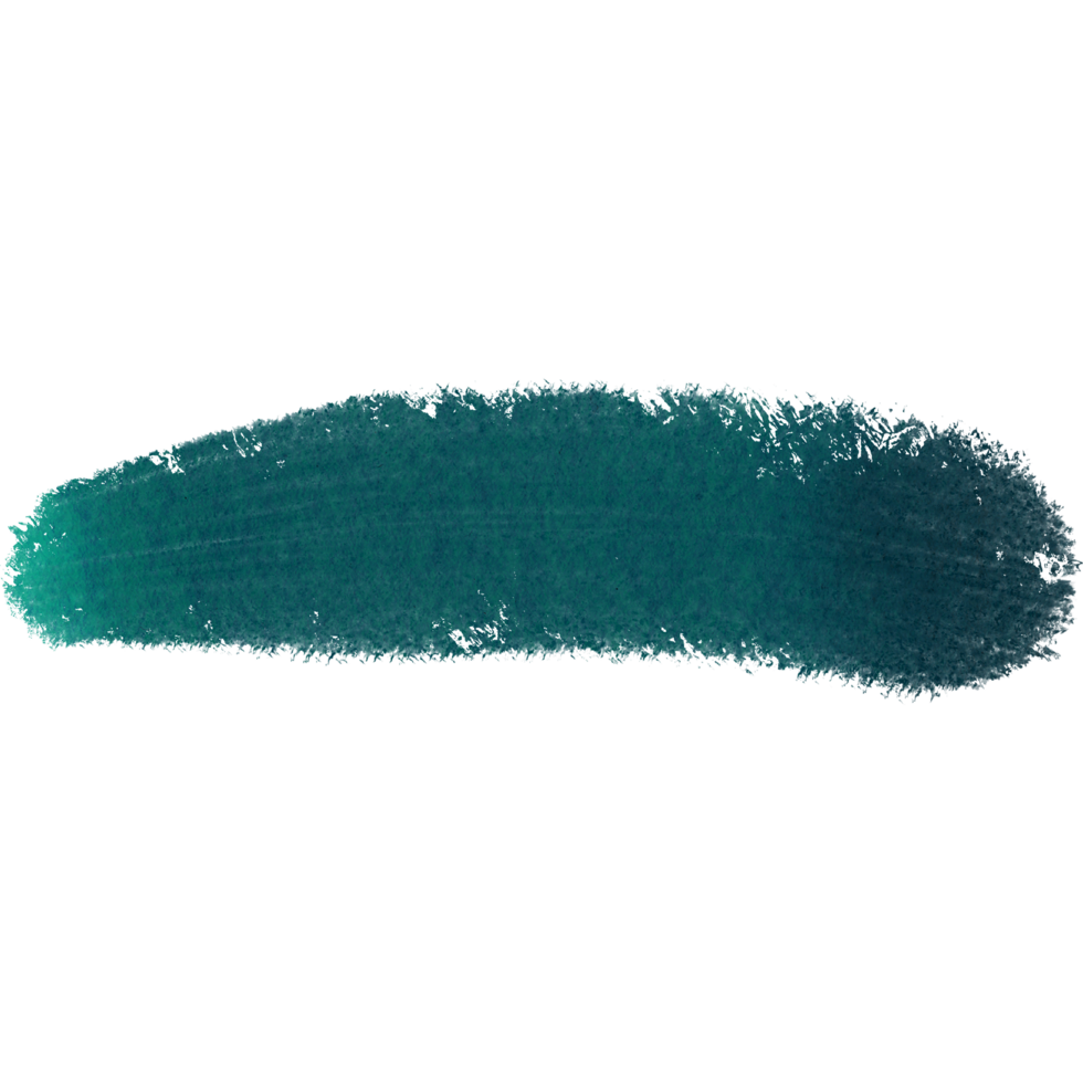 Cyan stroke blending rough textures with soft watercolor tones png