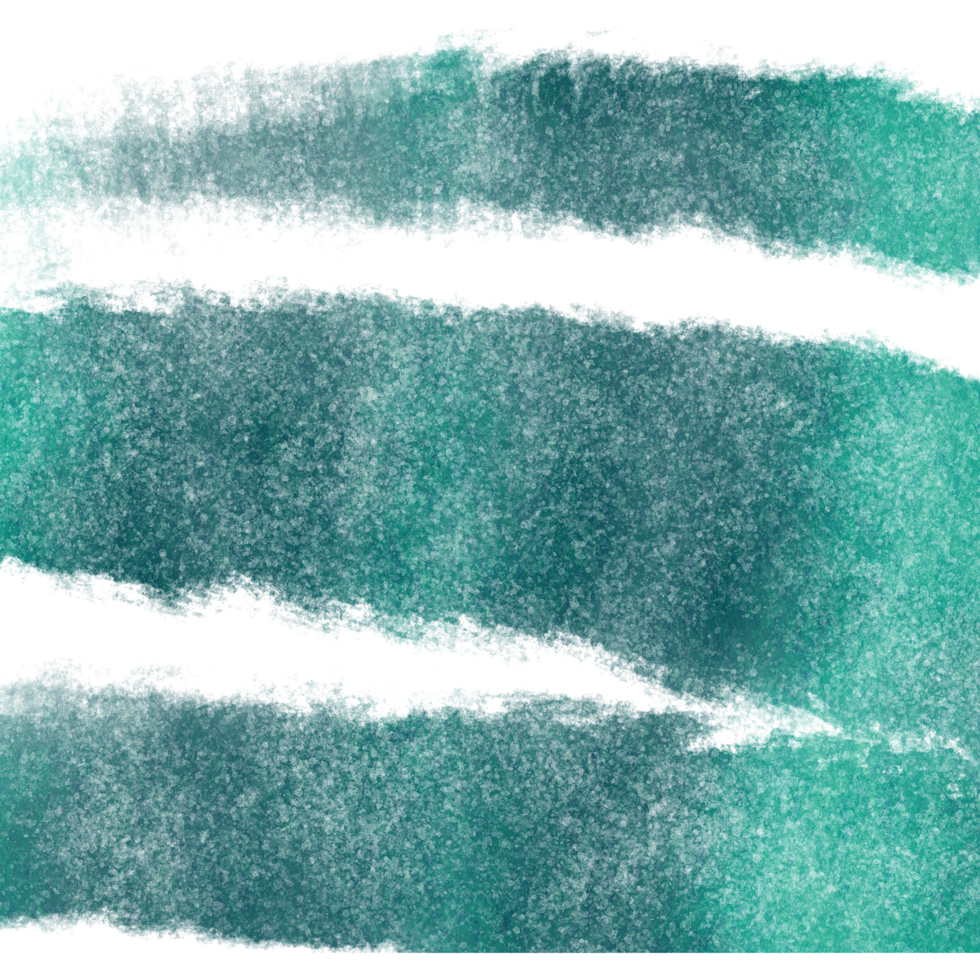 A Cyan stroke blending gritty grunge elements into soft watercolor effects png