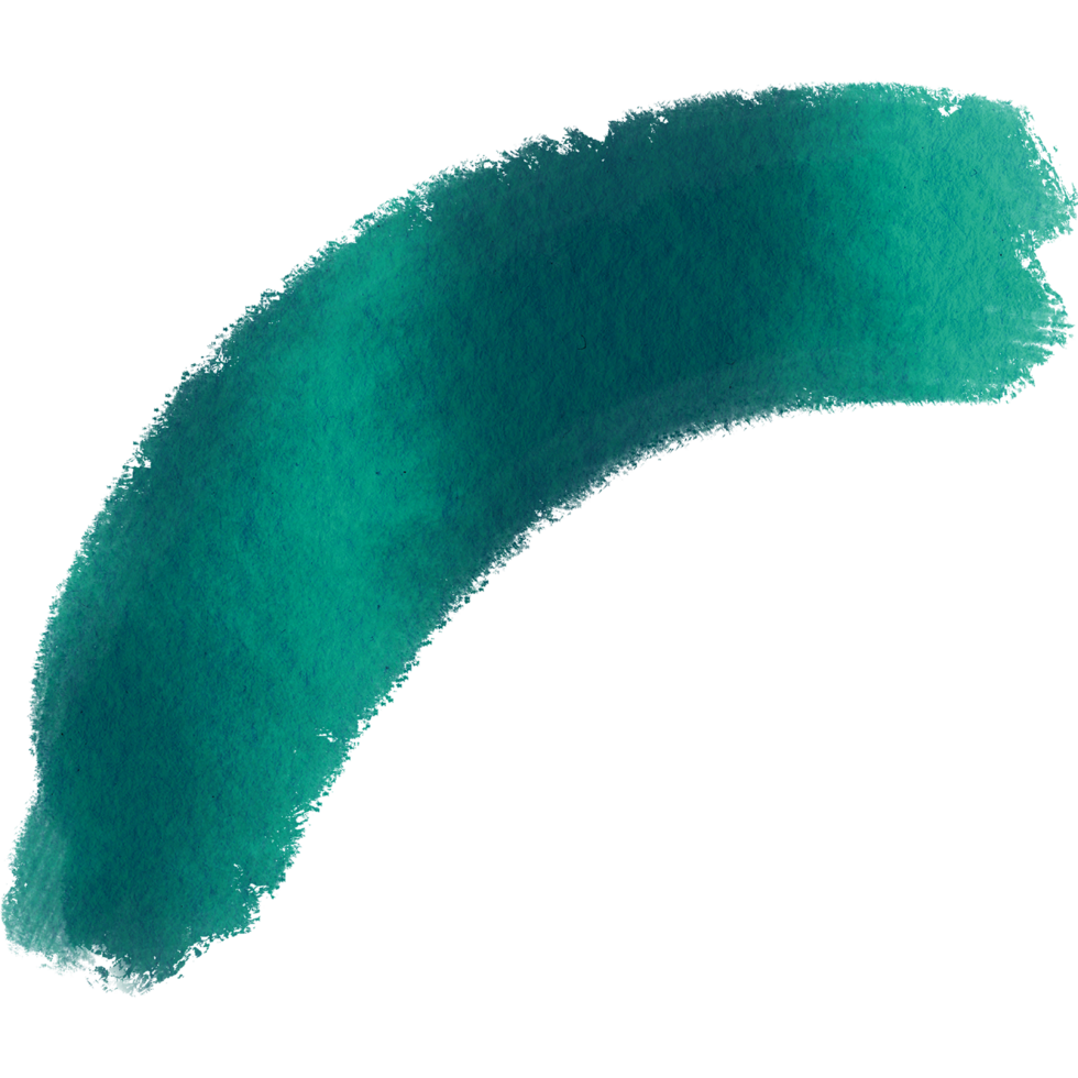 A Cyan brushstroke merging rugged grunge features with soft watercolor washes png