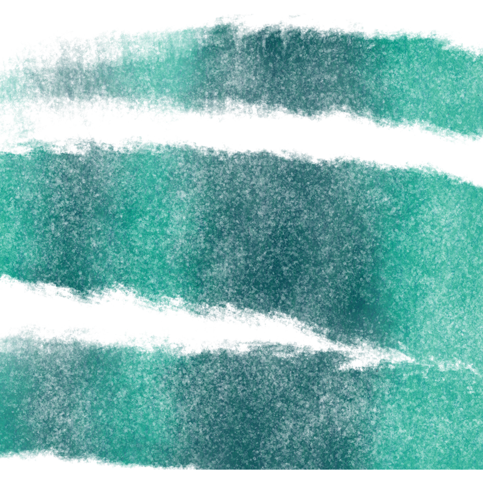 A Cyan brushstroke blending rough grunge details with gentle watercolor fades png