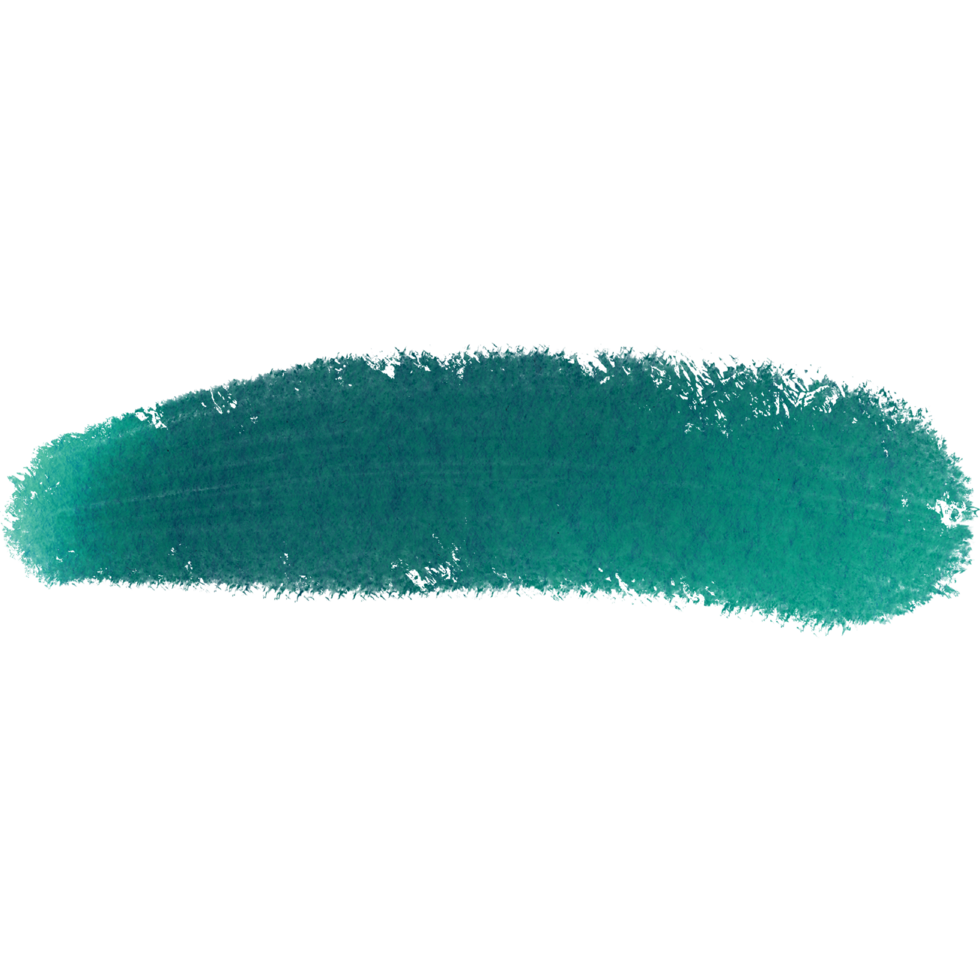 A Cyan brushstroke blending rough grunge features with soft watercolor transitions png