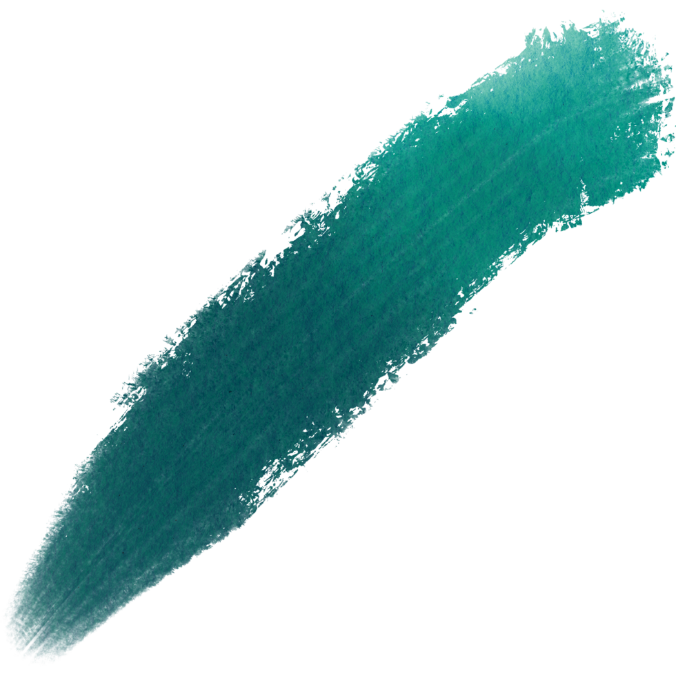 Cyan stroke merging grunge textures into smooth watercolor gradients png