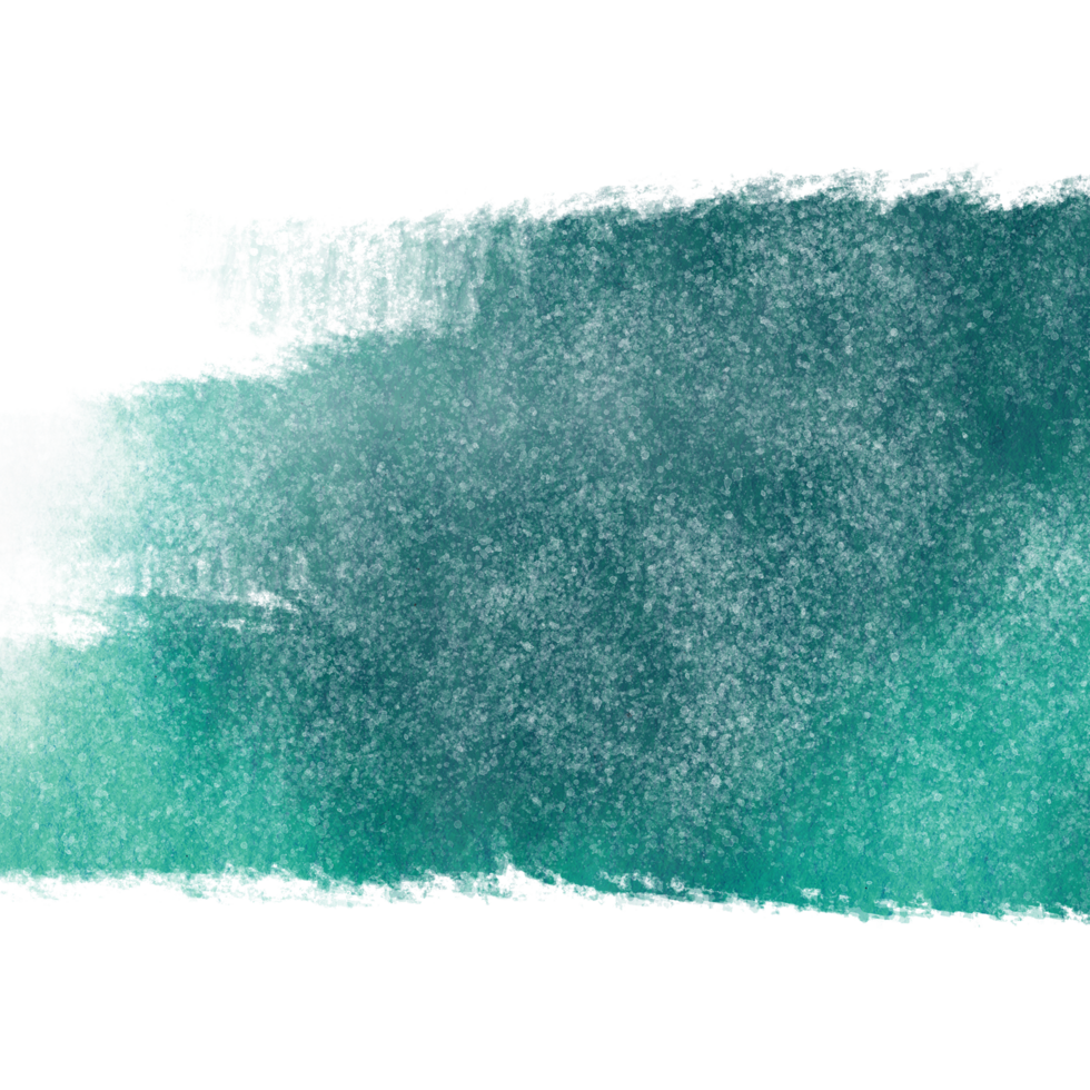 Textured Cyan stroke blending into smooth watercolor hues png