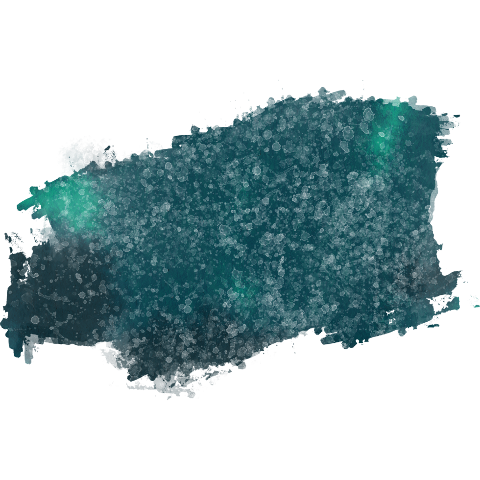 A textured Cyan brushstroke flowing into smooth watercolor hues png