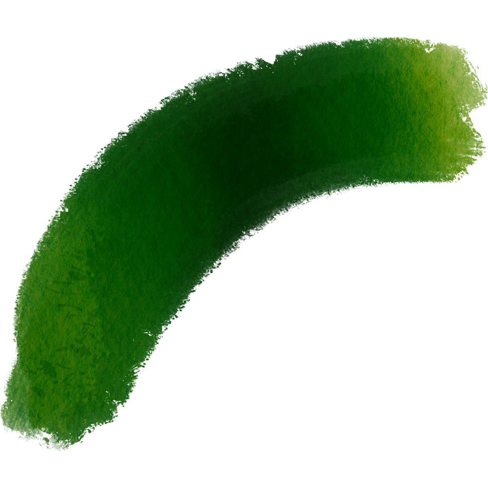 A bold Green brush stroke with raw grunge textures and a soft finish png