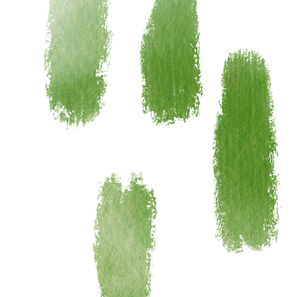 un maravilloso verde acuarela a cepillo carrera con texturizado crudo grunge marcas png