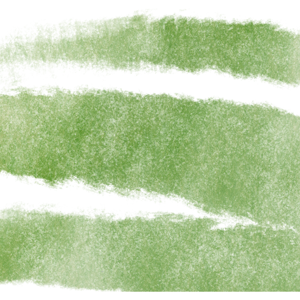 Hand drawn Green watercolor strokes fading into rugged rough grunge effects png
