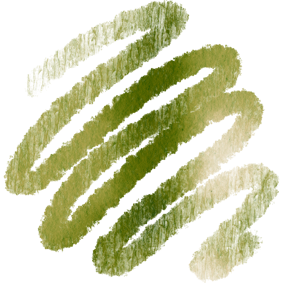 Green watercolor brush strokes blending into rough gritty hand drawn grunge edges png