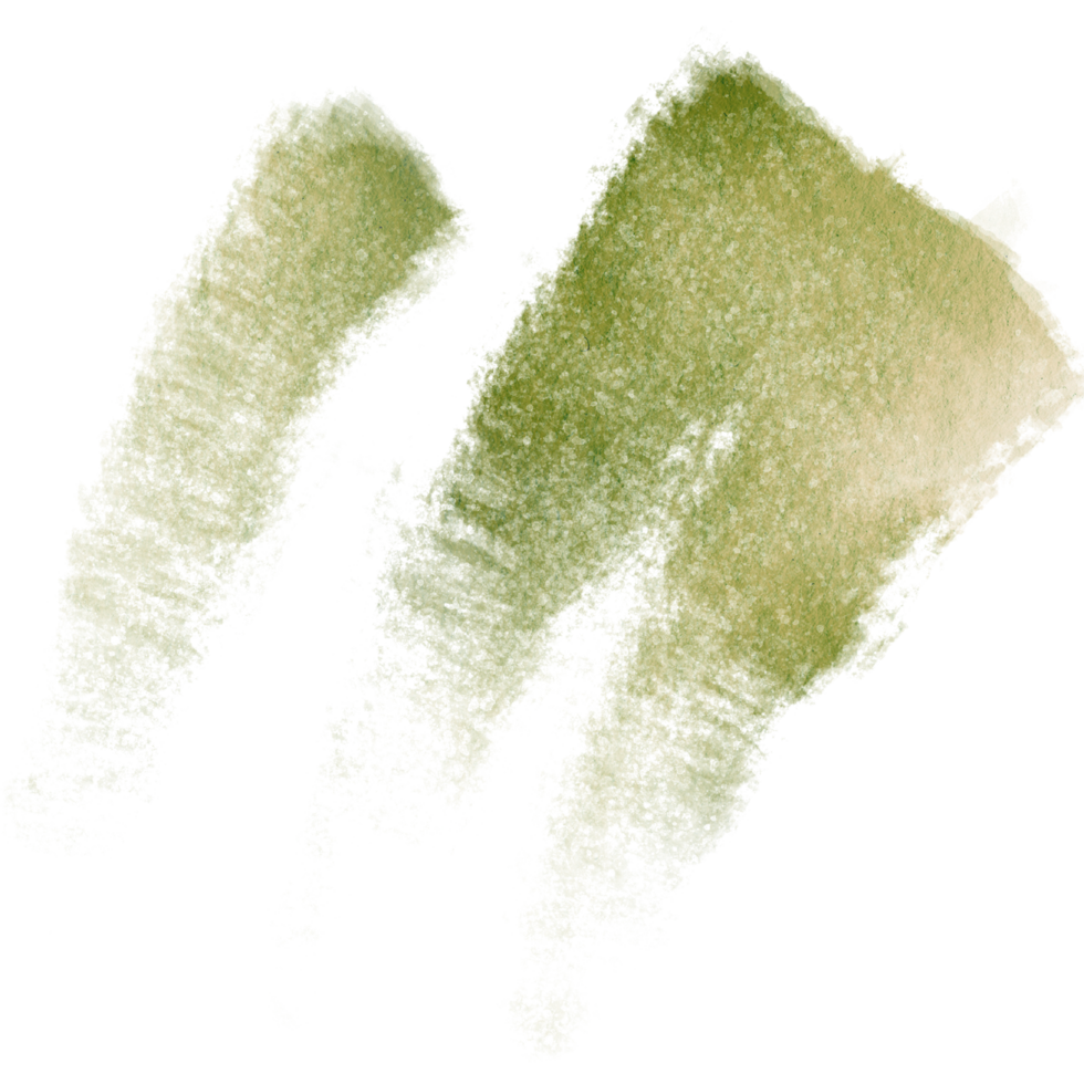 Beautiful Green watercolor strokes merging into textured rugged grunge inspired marks png