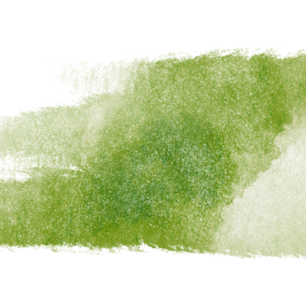 A rugged Green stroke blending distressed textures with soft watercolor effects png
