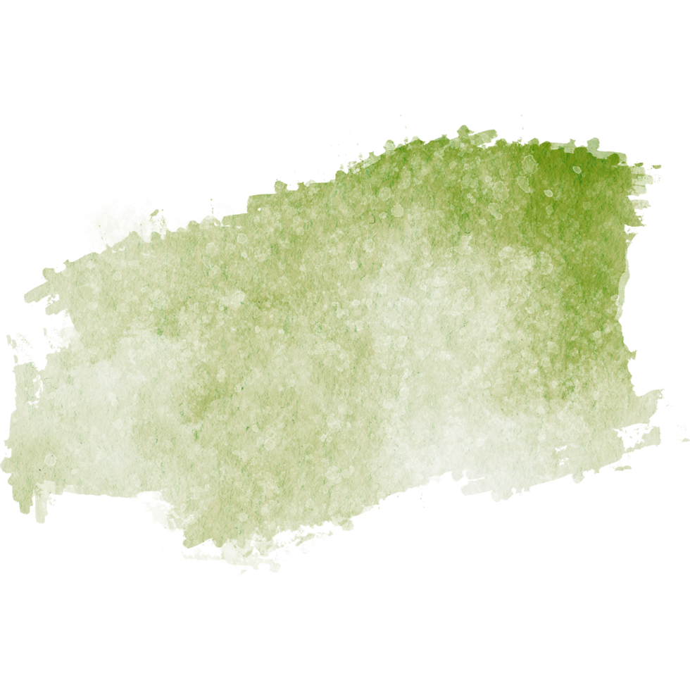 A faded Green stroke blending rugged grunge details with soft watercolor fades png