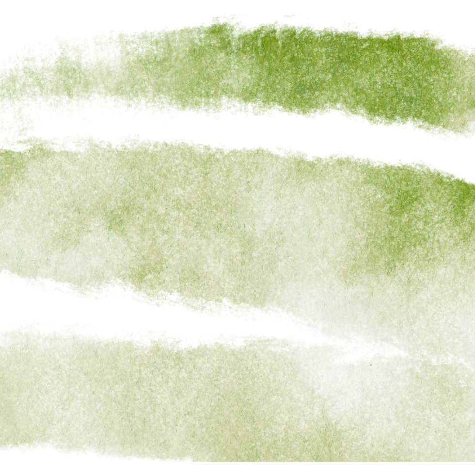 A faded Green stroke blending rugged textures with smooth watercolor tones png