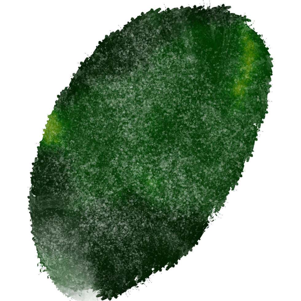 A textured Green brushstroke transitioning into smooth watercolor gradients png