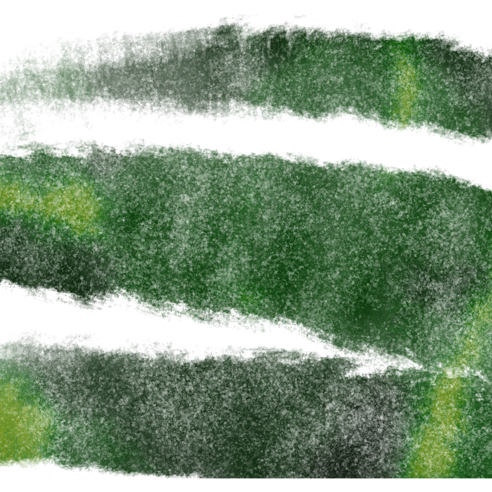 A textured Green brushstroke transitioning into delicate watercolor gradients png