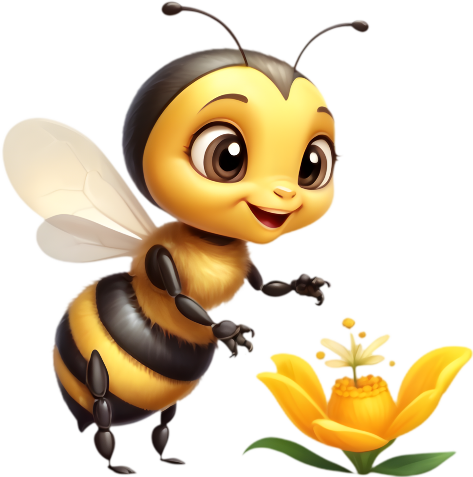 Jolly Yellow Striped Character for Nursery. . png