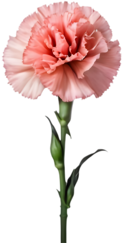 Stunning Pink Carnation Graphics for Printables. . png