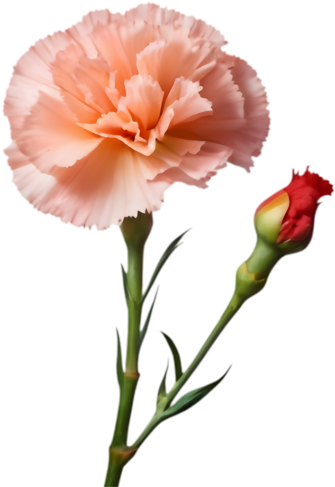 Pink Carnation Clipart for DIY Crafts. . png