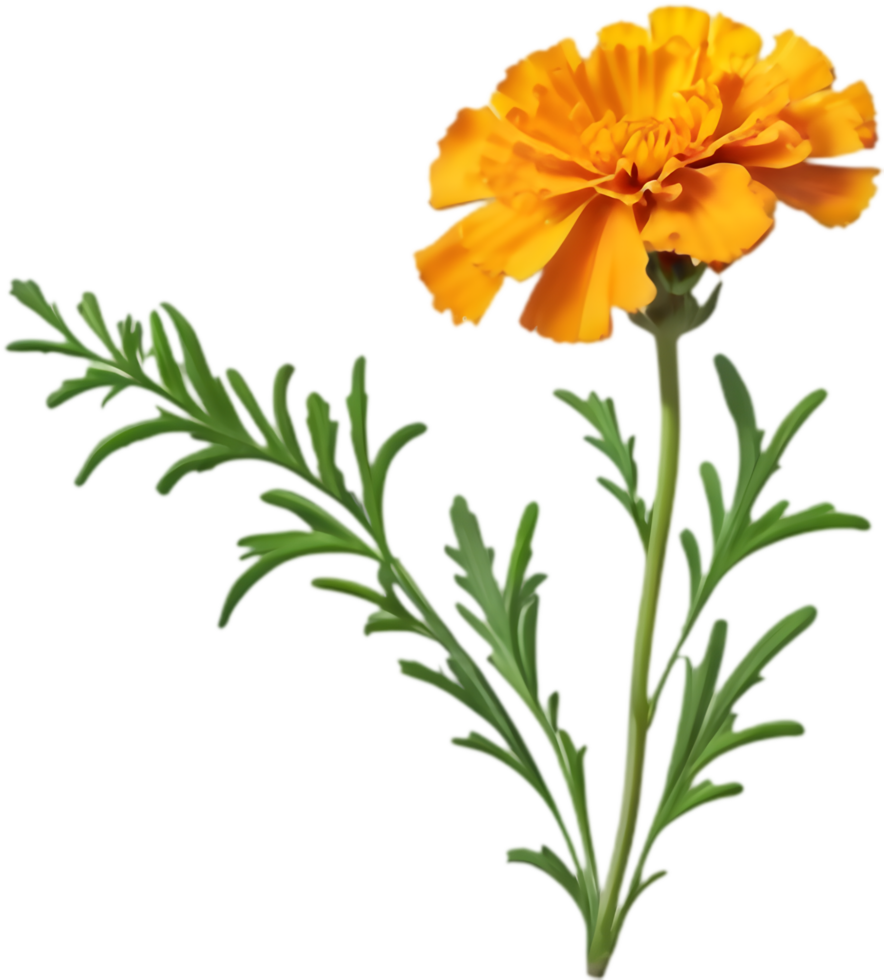 Charming Marigold Clipart for Family Celebrations. . png