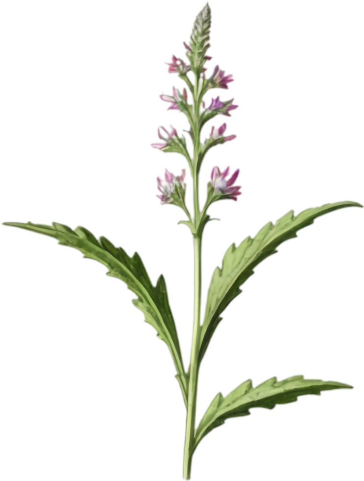 Mock Vervain Flower Clipart for Nature Art. . png