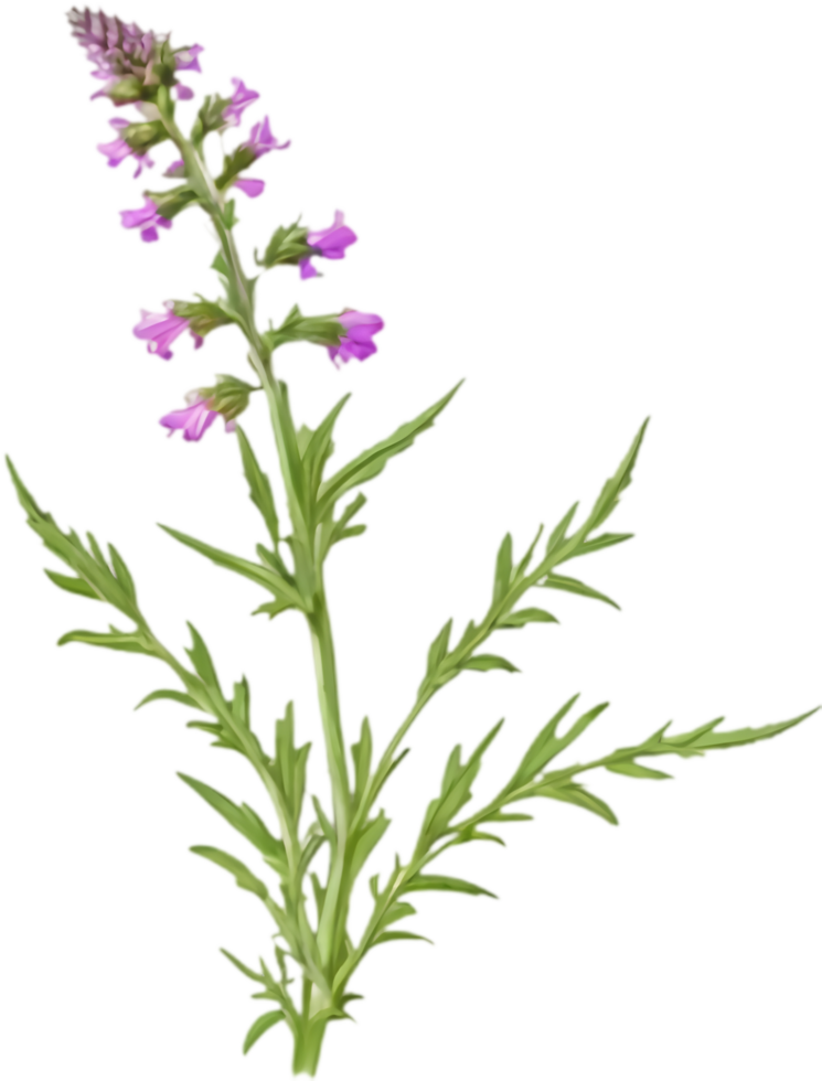 Southwestern Mock Vervain Flower Elements for Banners. . png
