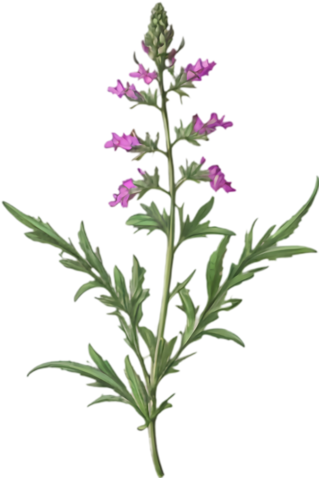 Mock Vervain Flower Clipart for Wallpaper Designs. . png