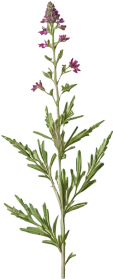 Mock Vervain Flower Clipart for Home Decor. . png