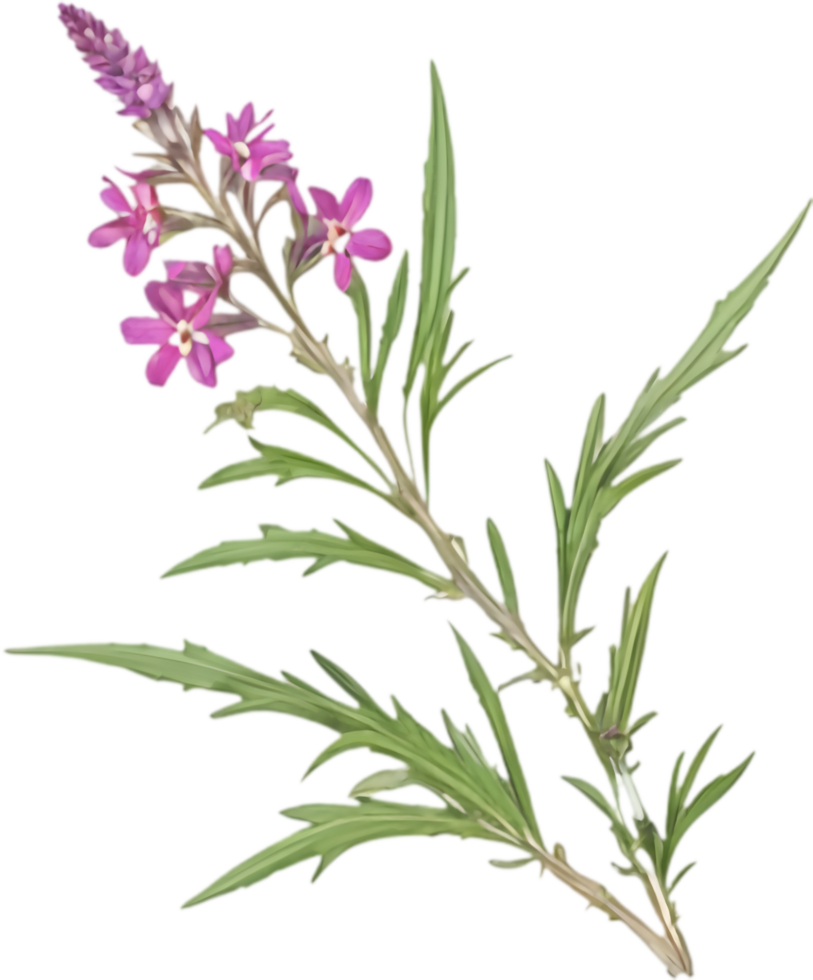 Southwestern Mock Vervain Flower Design Elements. . png