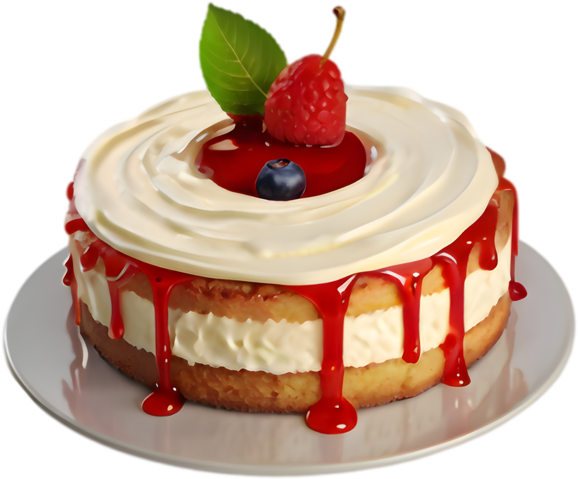 Mouthwatering Layered Butter Cake Dessert Image. . png