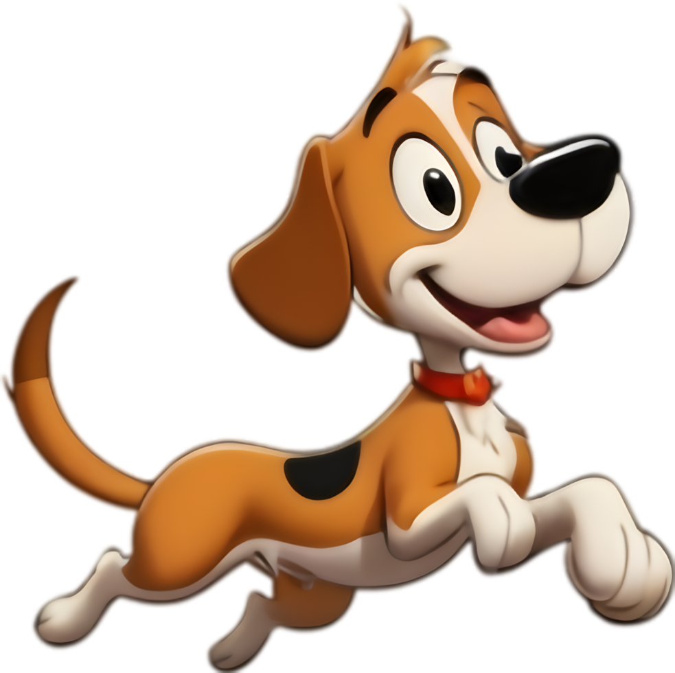Lovable Cartoon Dog for Pet Clinic. . png