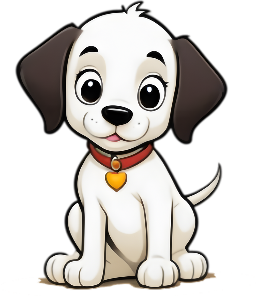 Lovable Dog Cartoon for Pet Products. . png
